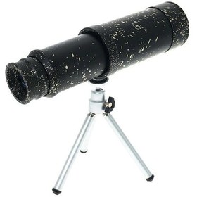 Resim 50x50 Panda Metal Gövde Tek Gözle Büyük Mercek Korsan Dürbün Syh Açık Sarı 