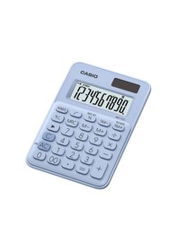 Resim Casio MS-7UC-LB Renkli Masaüstü 10 Hane Hesap Makinesi 