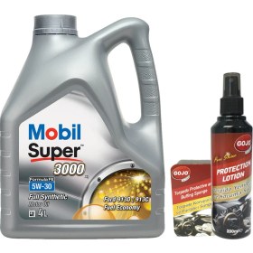Resim Mobil Super 3000 X1 Formula Fe 5W30 Motor Yağı 4 lt ( Üretim Yılı: 2023 ) + Gojo Torpido Bakım Seti 