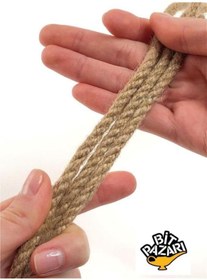 Resim izmir Bitpazarı 4 Mm 20 Metre Jut Halat Ip - Kendir Ip - Hasır Ip 