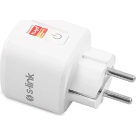 Resim S-Link Swapp Sl-02 10 Amper Akıllı Priz Wifi Tuya Destekli 