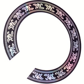 Resim Akustik Gitar Ses Deliği Rozeti - Şık Siyah & Altın/Pembe/Mor/Mavi/Pembe/Mor/Turkuaz/Şeftali/Gri/Beyaz/Pembe/Mor/Siyah/Gri/Bej/Kahverengi/Turkuaz/Siyah/Gri/Beyaz/Pembe/Mor/Siyah/Gri/Bej/Kahverengi/Turkuaz/Siyah/Gri/Beyaz/Pembe/Mor/Siyah/Gri/Bej/Kahverengi/Turkuaz/ - Süslü Desenli PVC Ses Deliği, 94mm/104mm İç Çap (3.7"/4.1") - Gitarlar için Uyumlu 