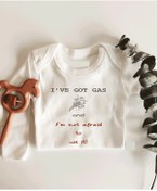 Resim Genel Markalar Unisex Bebek I've Got Gas Uzun Kol Çıtçıtlı Organik Bebek Body 