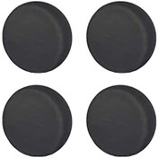 Resim Aubyhe 4 Adet Hava Ve Yağ Dayanıklı Lastik Kılıfı, Oxford Kumaş, Xxxl Boy 33-35 İnç , Siyah Renk 