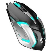Resim Everest SM-G72 Usb Siyah-Gümüş Işıklandırmalı Oyuncu Mouse 