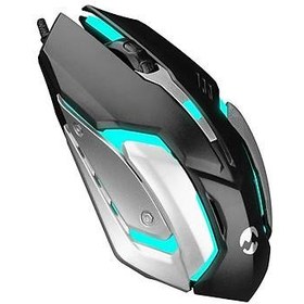 Resim Everest SM-G72 Usb Siyah-Gümüş Işıklandırmalı Oyuncu Mouse 