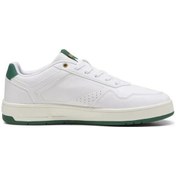 Resim Puma 39501803 Court Classıc Whıte Vıne Erkek Sneaker Beyaz - Yeşil 