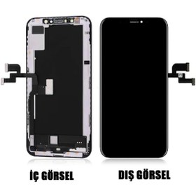 Resim iPhone XS Uyumlu GX Oled Lcd+Dokunmatik+Çıtalı 