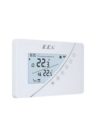 Resim E.C.A. Poly Touch 400W Kablosuz Oda Termostatı Beyaz 