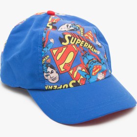 Resim Erkek Çocuk Superman Baskılı Şapka 