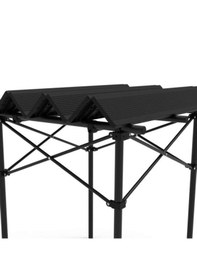 Resim Temiz Pazar Katlanır Piknik Ve Kamp Masası Siyah 