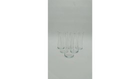 Resim 6'lı Beyaz Rakı Bardağı 170 Cc, Şık ve Kaliteli Içki Bardağı Seti 