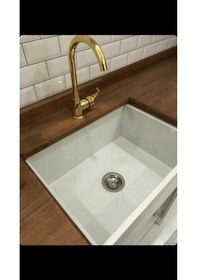 Resim İsaoğlu Yapı Parlak Gold Diamond Design Mutfak Bataryası Gold 