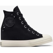 Resim Converse Chuck Taylor All Star Wedge Kadın Siyah Sneaker 
