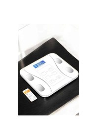 Resim Tartı Baskül Dijital Elektronik Tartı Vücut Analiz Wifi Akıllı Yağ Ölçer Çok Renkli 