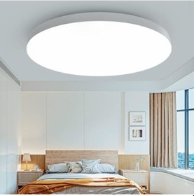Resim Gdrhvfd Modern Led Tavan Lambası, 18w Oturma Odası Tavan Lambası 6000k Soğuk Beyaz 1700lm Yuvarlak Banyo Tavan Lambası Çocuk/yetişkin Yatak Odası 