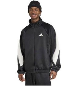 Resim Black/owhıte Adidas Erkek Günlük Eşofman Üstü M Stadium Tt Jn1821 Siyah 
