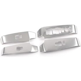 Resim Oled Garaj Honda Civic Cam Düğme Kaplama 4 Parça Silver 2022 