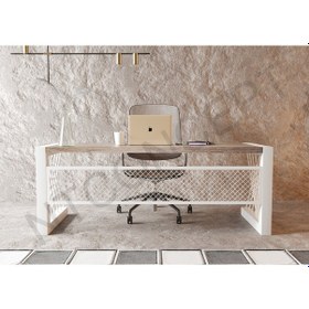 Resim Ntconcept Alfa Masif Ağaç Ofis Masası (2) 