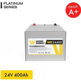 Resim Werer Energy 24V 400Ah LiFePO4 Platinum Series Bluetooth'lu Lityum Demir Fosfat Akü 