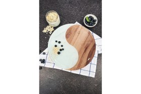 Resim Feyza Design Çift Taraflı Kanallı Cam Kesme Tablası, 32CM, Pratik ve Şık Tasarım 