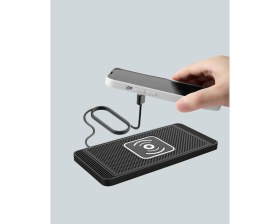 Resim Butik Bfs Kaymaz Manyetik Kablosuz Şarj Pedi – Araç, Ofis ve Ev Kullanımına Uygun 