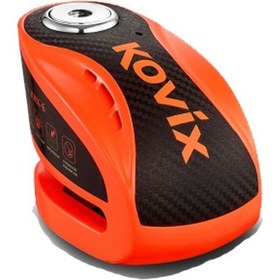 Resim Kovıx Knx10-Fo Alarmlı Disk Kilit Turuncu N11.1070 