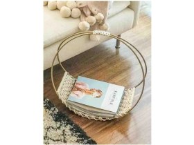 Resim MeriBell Makrome Dekorasyon, Koltuk Yanı Organizer , Dergilik, Gazetelik 