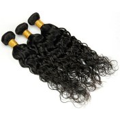 Resim Cbtx Kadınlar Su Dalgası Sentetik Elyaf Saç Topuz Peruk 20 İnç 