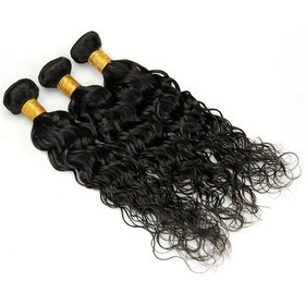 Resim Cbtx Kadınlar Su Dalgası Sentetik Elyaf Saç Topuz Peruk 20 İnç 