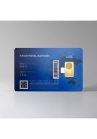 Resim Nadir Gold 24 Ayar 2,5 Gram Külçe Altın 