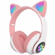 Resim Kensa Stn-28 Kablosuz Kedi Kulaklık - Pembe 