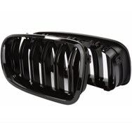 Resim Bmw 5 Serisi F10 2011-2018 Uyumlu M5 Görünüm Panjur ( Böbrek ) 