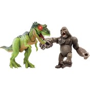 Resim Nessiworld Primal Clash Gorilla vs T-rex Sesli Işıklı Oyun Seti 