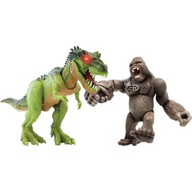Resim Nessiworld Primal Clash Gorilla vs T-rex Sesli Işıklı Oyun Seti 