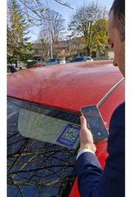 Resim OKUTNETTR Dijital Araç Etiketi - QR Kimlik Etiketi 