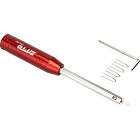 Resim Jeemson Ztto Bisiklet Jant Teli Aparatı - Alüminyum Alaşım, Çok Renk Seçeneği, Tamir Seti Kırmızı 