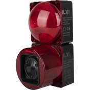 Resim İLX Sanayi Tipi Işıklı Siren Plastik Gövde - Hp Serisi 12-24 Vdc / 110-240 Vac 