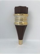 Resim tarlasan Dekoratif, 20 Cm Ceviz-gold Plastik Berjer, Mobilya Ayağı (4 Adet) 