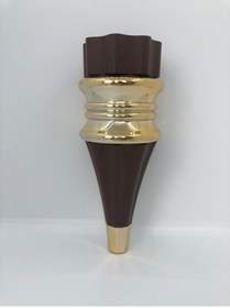 Resim tarlasan Dekoratif, 20 Cm Ceviz-gold Plastik Berjer, Mobilya Ayağı (4 Adet) 