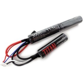 Resim Titan 3000mah 11.1v Nunchuck T-plug Deans Airsoft Li Ion Pil - 1157 