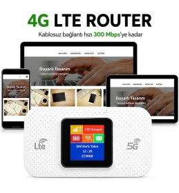 Resim Qasul Lte 4g Wifi Modem 300MBPS Yüksek Hızlı Kablosuz Yönlendirici Cep Telefonları, Dizüstü Bilgisayarlar ve Tabletler Için Uygun 