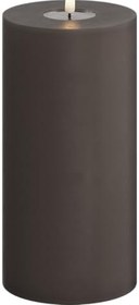 Resim Deluxe Homeart Moka Led Mum Kahverengi 10X20 Cm - De Rf-0101 