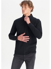 Resim Wrangler Selanik Full Zip Siyah Erkek Sweatshirt W2520533001 Siyah 