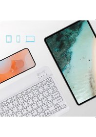 Resim Bluetooth Klavye Mouse Seti Rgb Aydınlatmalı Kablosuz Şarjlı Klavye Mouse Seti - Türkçe Q Optik 