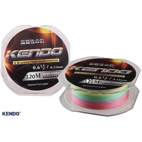 Resim Kendo Dynema 8 Kat 120 M Multicolor Ip Misina 