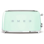 Resim SMEG 50'S Style Retro TSF02PGEU Pastel Yeşil 4x Ekmek Kızartma Makinesi 