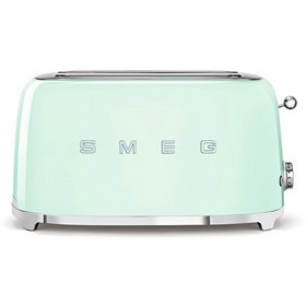 Resim SMEG 50'S Style Retro TSF02PGEU Pastel Yeşil 4x Ekmek Kızartma Makinesi 