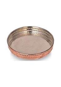 Resim Turna Bakır Sultani Yuvarlak Fırın Tepsisi 18 Cm El Dövme Kırmızı Turna4856-1 Bakır 