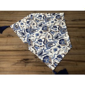 Resim Şal Desenli Runner Çok Renkli 